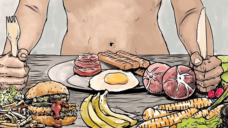 Nutrição dietética para potência