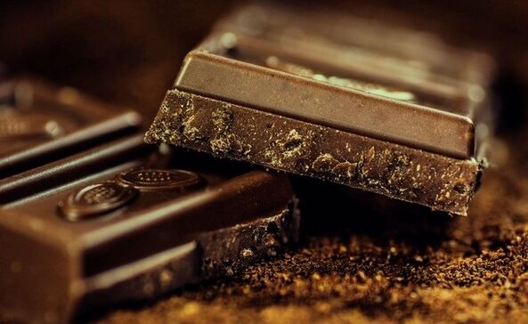 chocolate para aumentar a potência