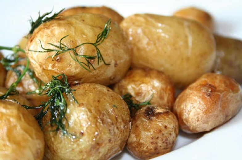 Uso de batata como motivo para uma diminuição da potência