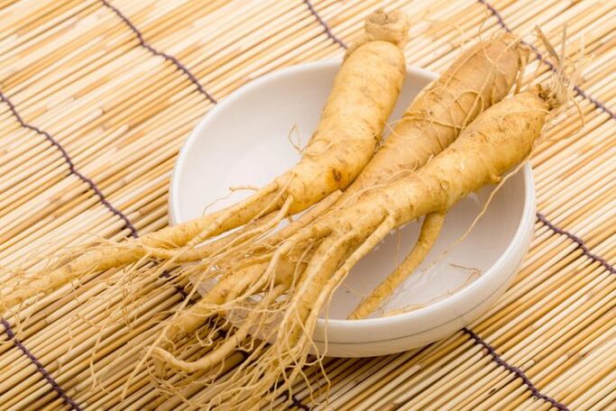 raiz de ginseng para aumentar a potência